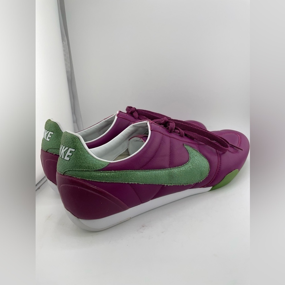 NWOT Vintage Nike Sprint Sister Running Shoes Women 11 Deep Purple Green Swoosh  - Picture 9 of 11